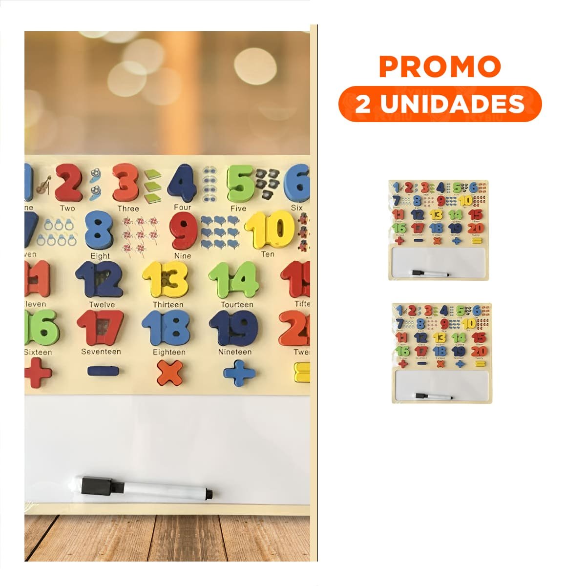 PACK2 PROPUESTA DIDACTICA CON PIZARRA NUMERICA PARA PRACTICA ESCOLAR - 1