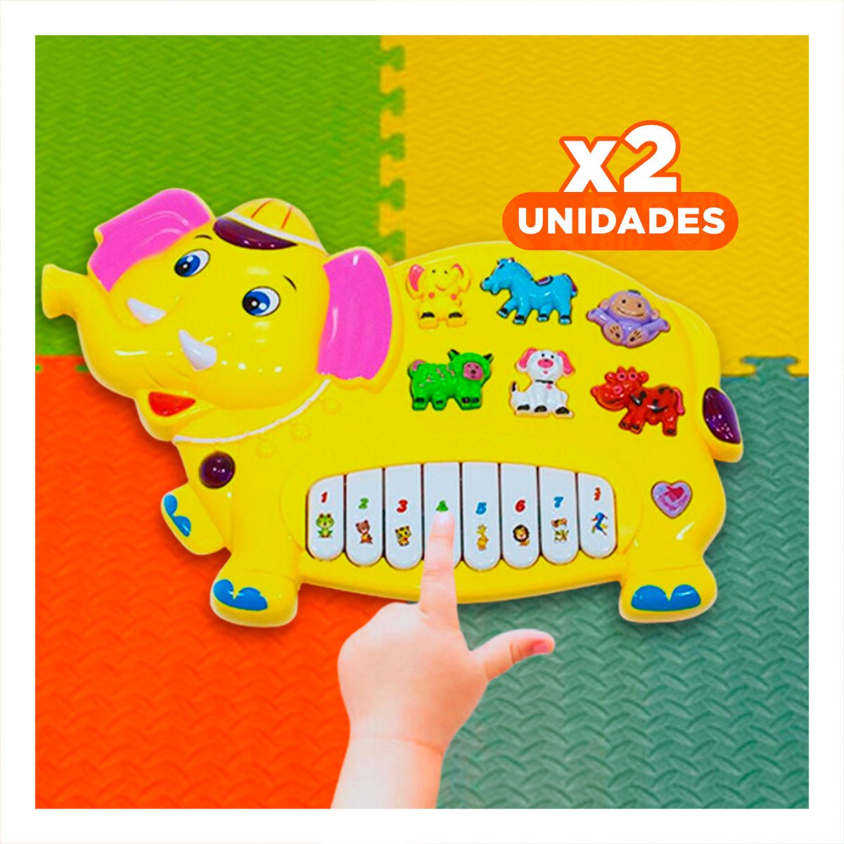 PACK2 MODULO CREATIVO CON FIGURAS DE NUMEROS Y ANIMALES PARA APRENDIZAJE Y+REGALO STICKER - 1