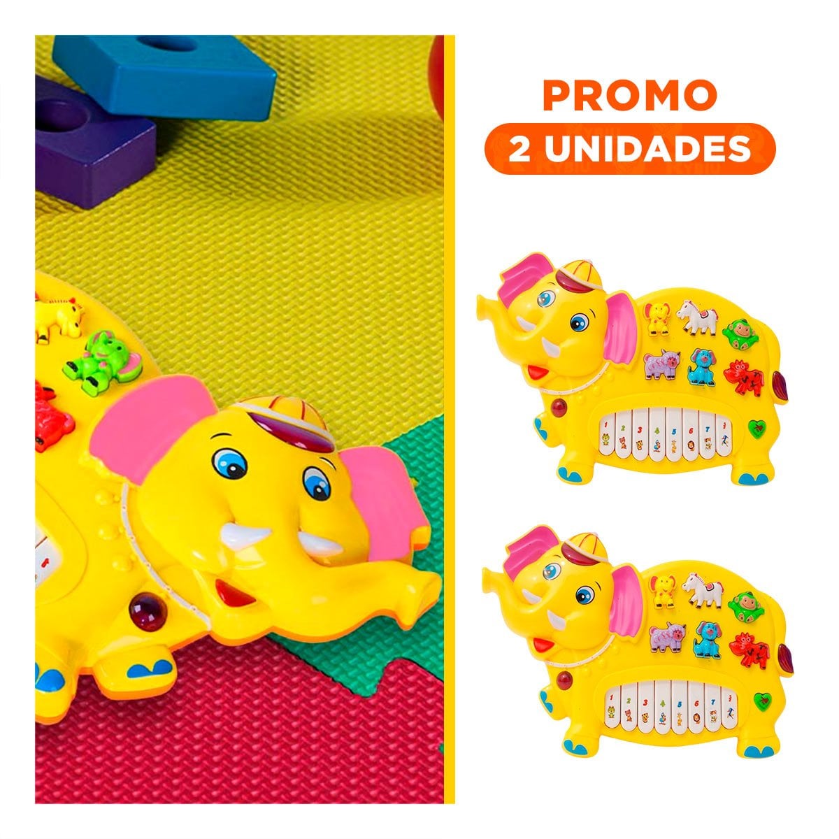 PACK2 INSTRUMENTO CREATIVO CON FIGURAS DE NUMEROS Y ANIMALES PARA CASA - 1
