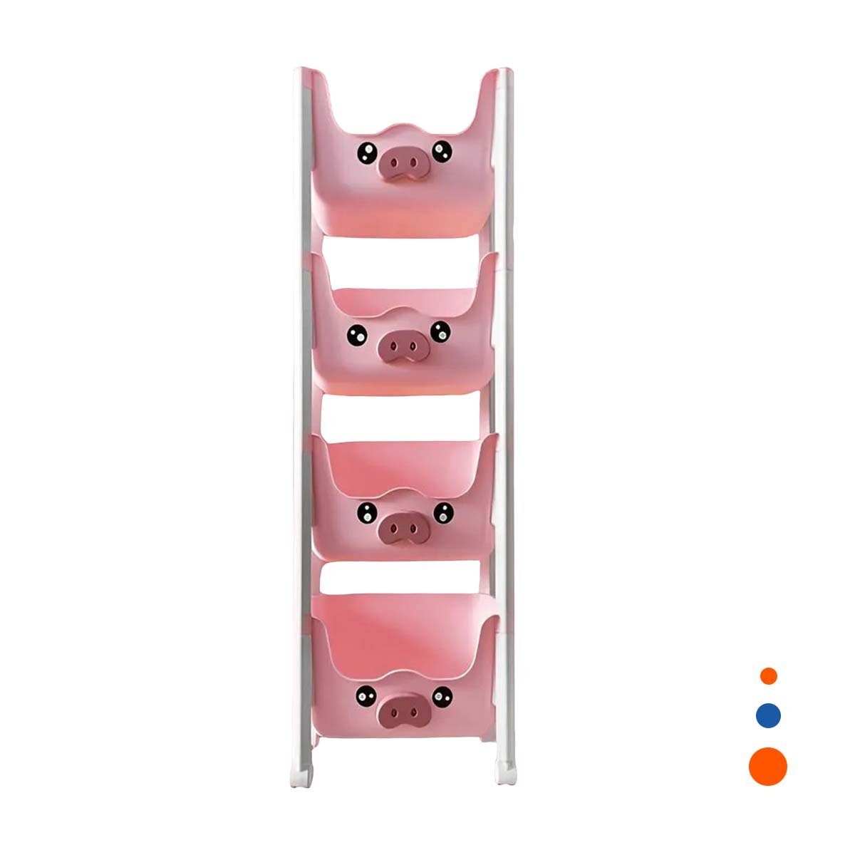 PACK4 JUGUETERO INFANTIL FUNCIONAL CON NIVELES PARA JUGUETES Y ACCESORIOS YPAPEL REGALO - 3