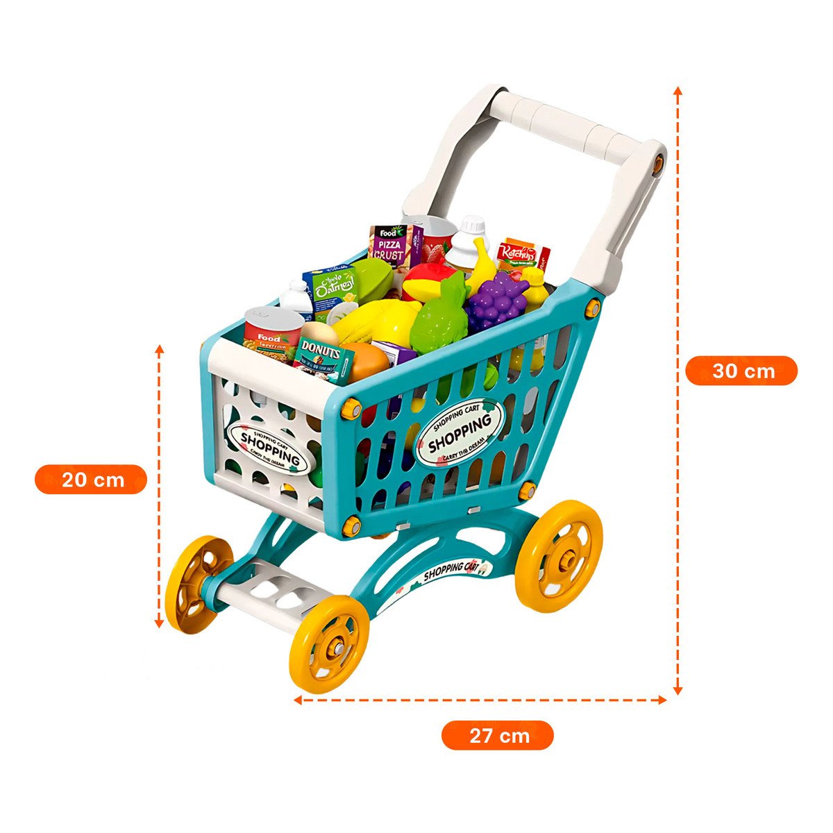 CARRITO DE COMPRAS DIVERTIDO PARA NINOS Y+LIGAS DE REGALO - 4