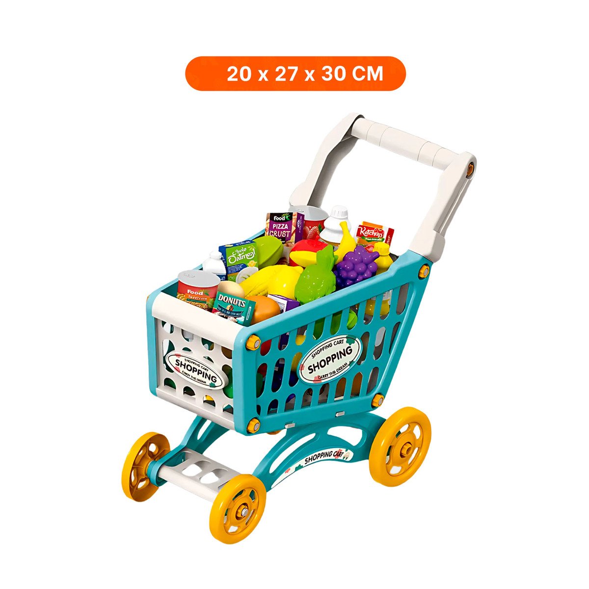 CARRITO DE SUPERMERCADO DE JUGUETE PARA NINOS CON ACCESORIOS - 4