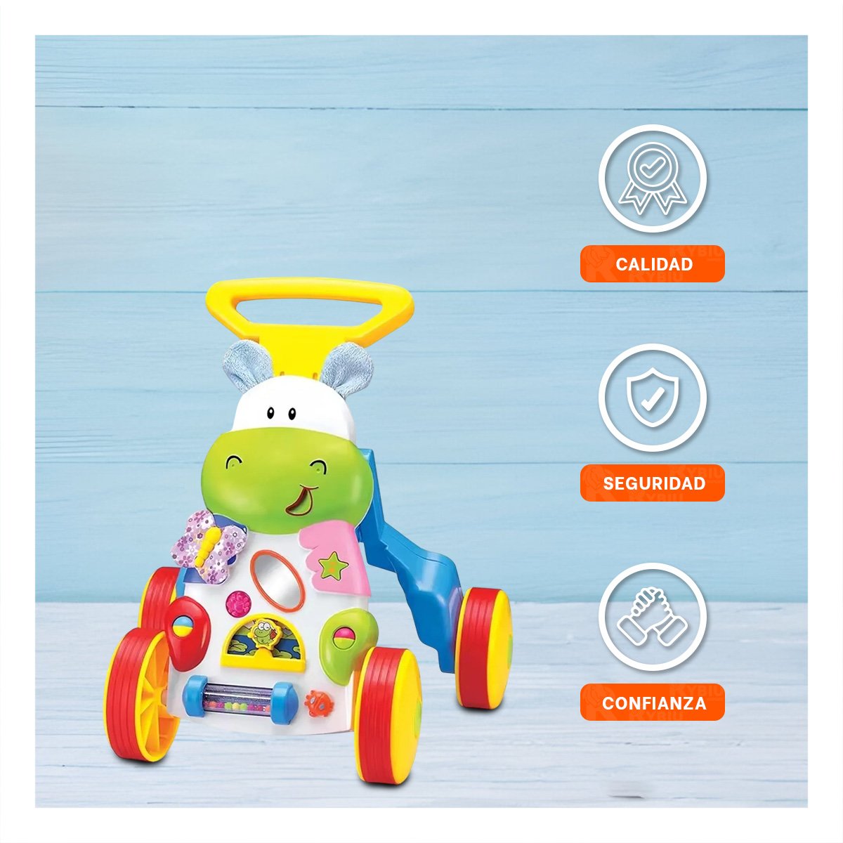PACK2 ANDADOR PARA APRENDER A CAMINAR Y+PAPEL DE REGALO - 2
