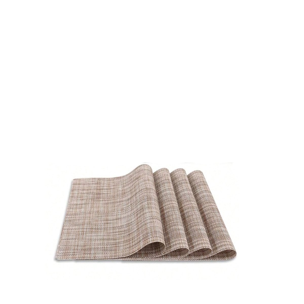INDIVIDUALES DE MESA MOSTAZA JASPEADO 6 PIEZAS SEGURA Y ANTIIMPACTO Y+PAPEL REGALO - 1