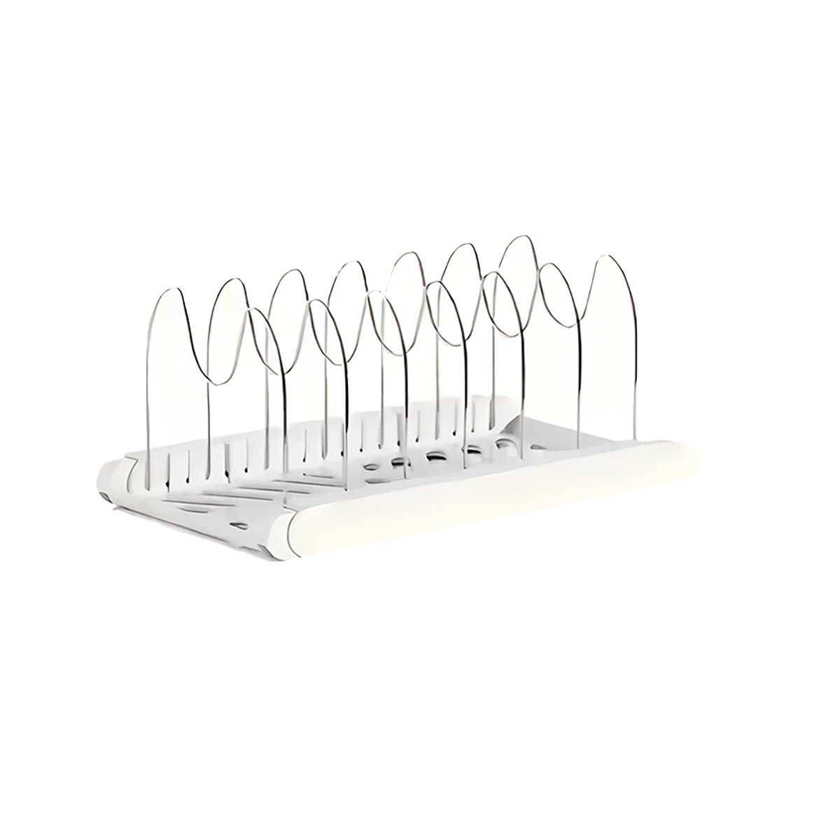 ORGANIZADOR PROTECTOR PARA TAPAS OLLAS Y SARTENES BLANCO ESPACIO EN COCINA Y+REGALO STICKER - 3