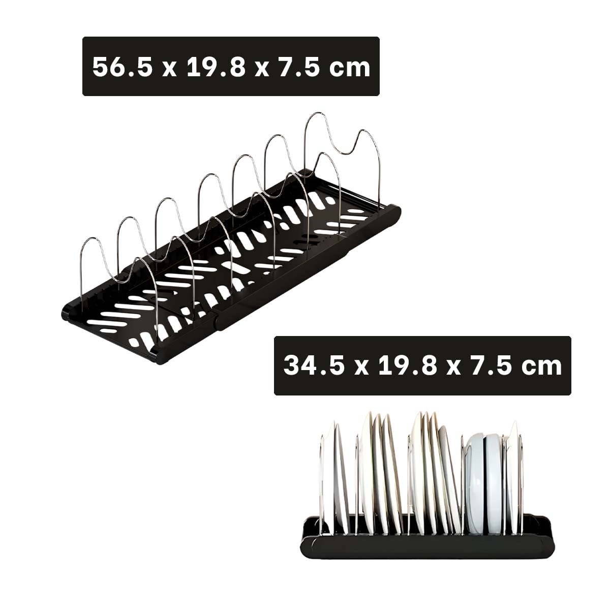 PACK2 BANDEJA SEGURO PARA TAPAS OLLAS Y SARTENES Y USO DIARIO EN COCINA Y+REGALO STICKER - 4