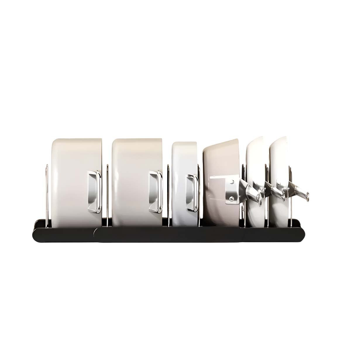 ORGANIZADOR AJUSTABLE PARA MESA Y GUARDADO DE TAPAS OLLAS Y SARTENES Y+PAPEL REGALO - 1
