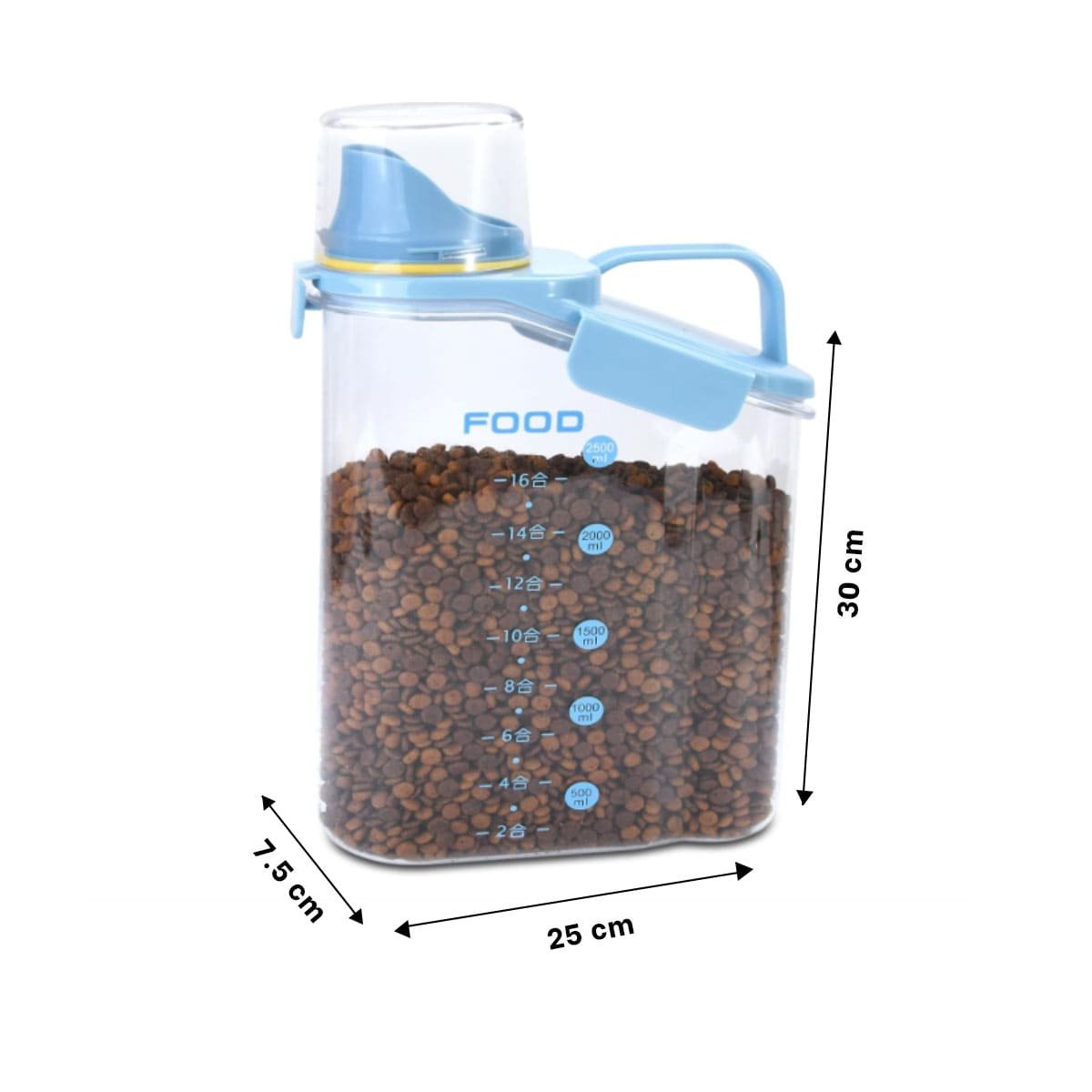 PACK6 BOTELLA CON BOQUILLA TAPA Y ASA 2.5L COMODA PARA ALMACENAR LIQUIDOS Y+PAPEL REGALO - 4