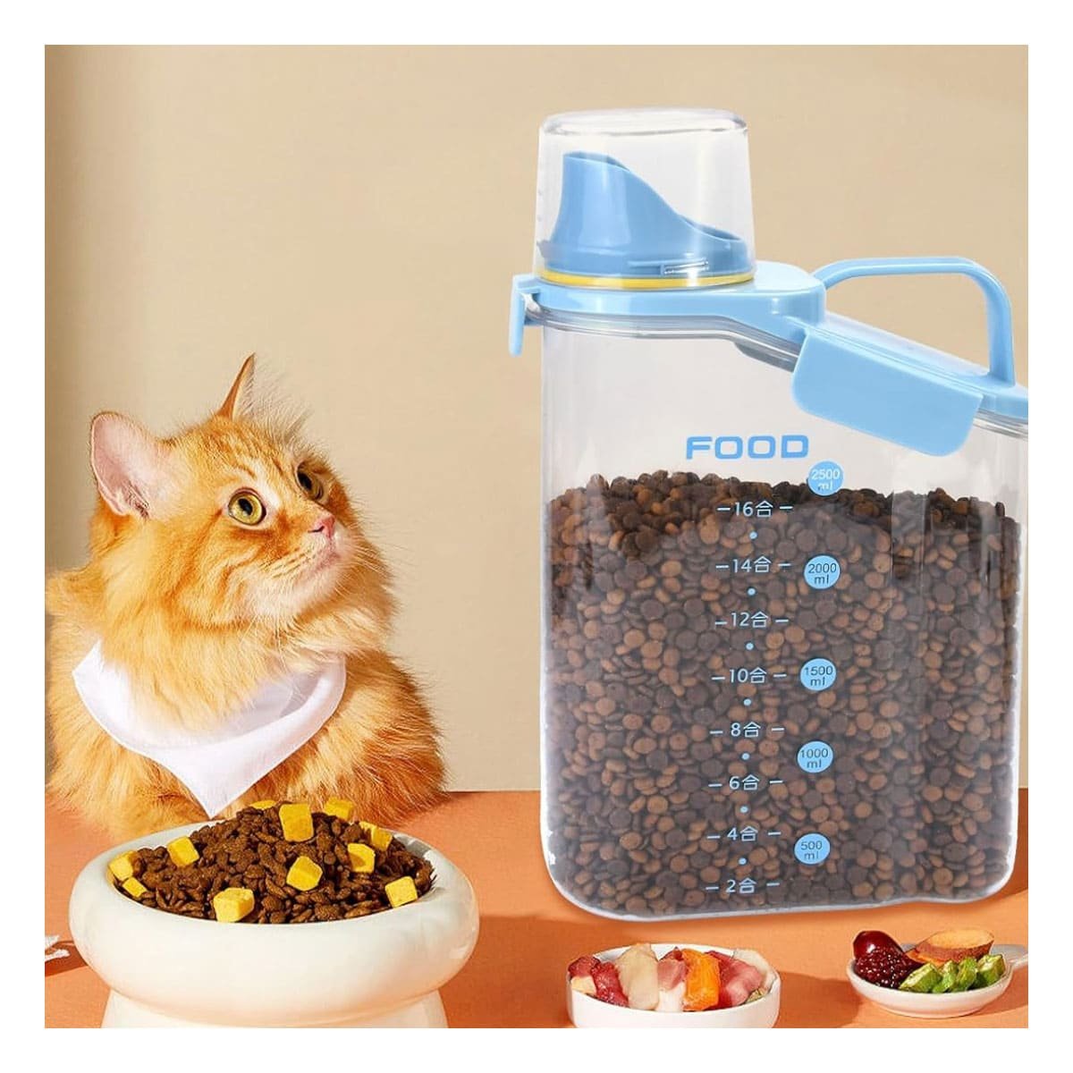 ENVASE CON BOQUILLA TAPA Y ASA 2.5L COMODO PARA ALMACENAR LIQUIDOS Y+PAPEL REGALO - 3