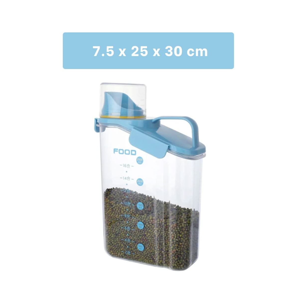 ENVASE CON BOQUILLA TAPA Y ASA 2.5L COMODO PARA ALMACENAR LIQUIDOS Y+PAPEL REGALO - 4
