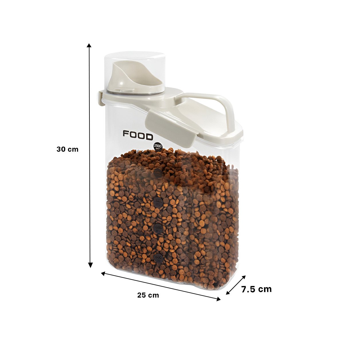 PACK2 DISPENSADOR CON BOQUILLA TAPA Y ASA 2.5L COMODO PARA ALMACENAR LIQUIDOS Y+REGALO STICKER - 4