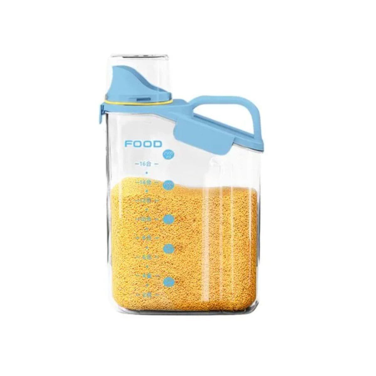 ENVASE CON BOQUILLA TAPA Y ASA 2.5L PERFECTO PARA COCINA Y PREPARACION Y+REGALO STICKER - 3