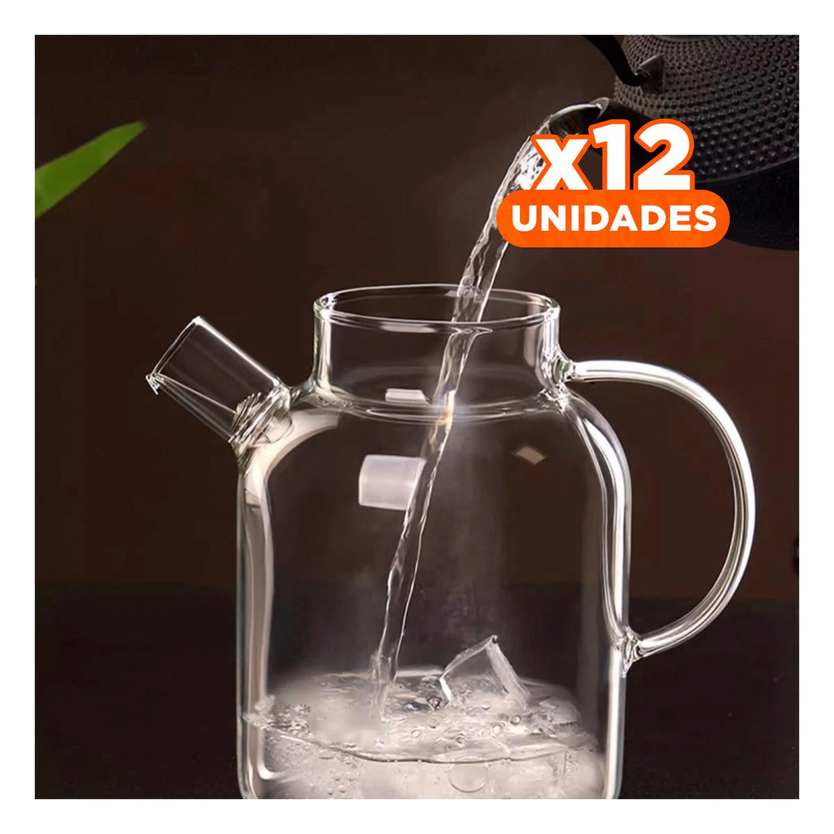 PACK12 RECIPIENTE ELEGANTE 1.5L Y+REGALO STICKERS - 1
