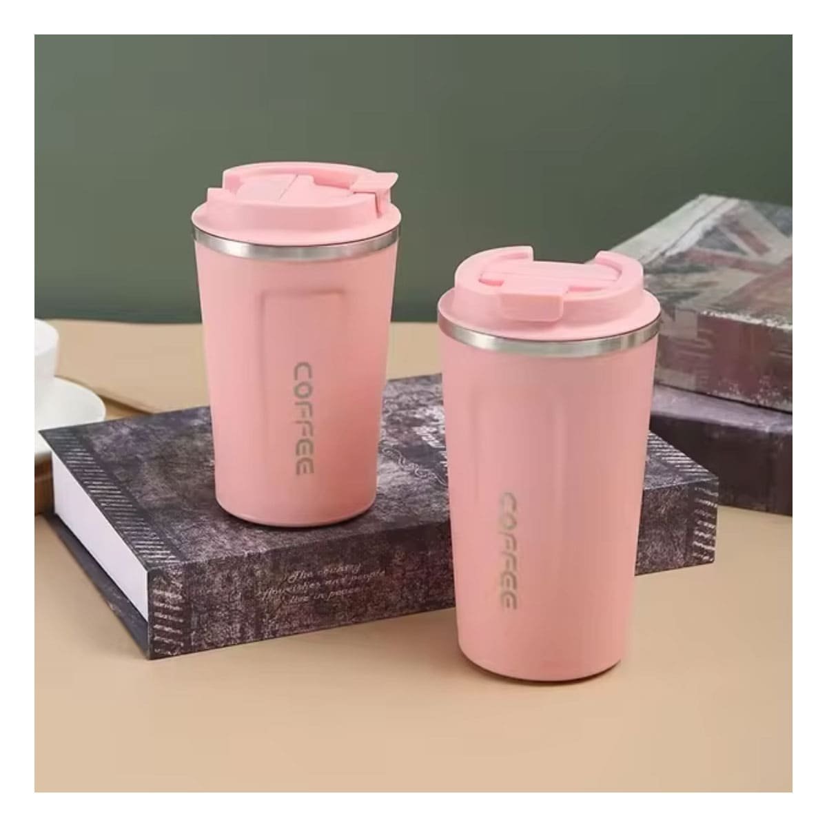 RECIPIENTE DIGITAL 510ML ROSADO CON FORMATO COMPACTO Y MODERNO Y+LIGAS REGALO - 1