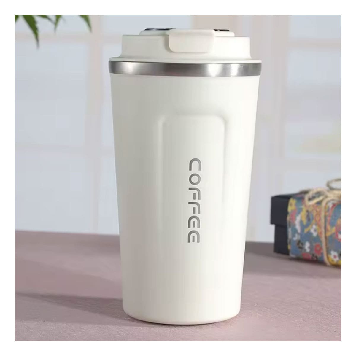 PACK4 VASO REUTILIZABLE DIGITAL 510ML BLANCO PARA USO CONTINUO Y+REGALO STICKER - 3