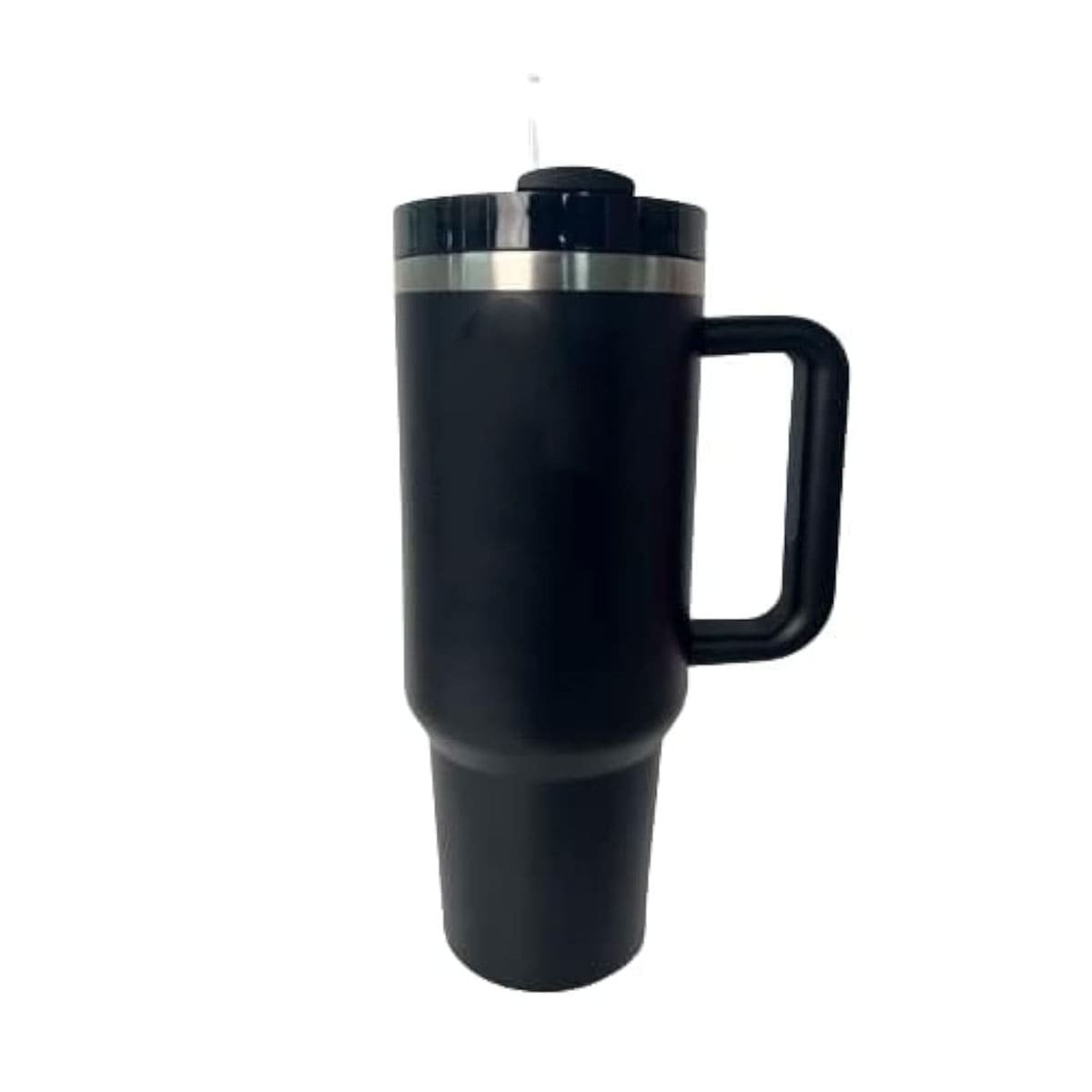 PACK4 TERMO EN COLOR NEGRO CON ASA Y SORBETE 1200ML EN MATERIAL ABS Y ACERO Y+PAPEL REGALO - 3