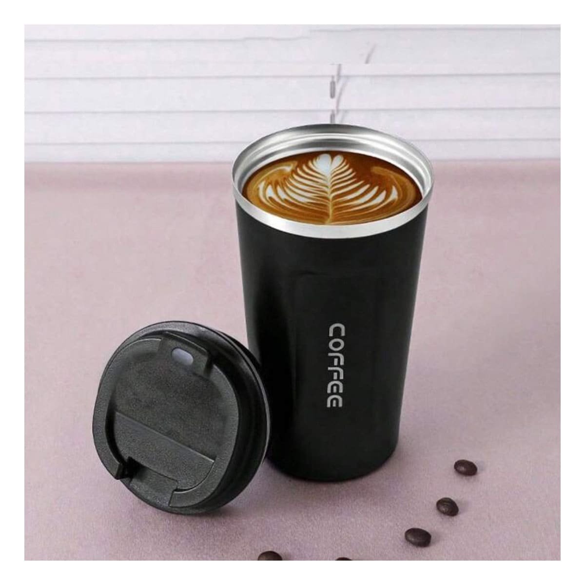 PACK12 TAZA PRACTICA DIGITAL 510ML NEGRO RESISTENTE AL USO CONTINUO - 5