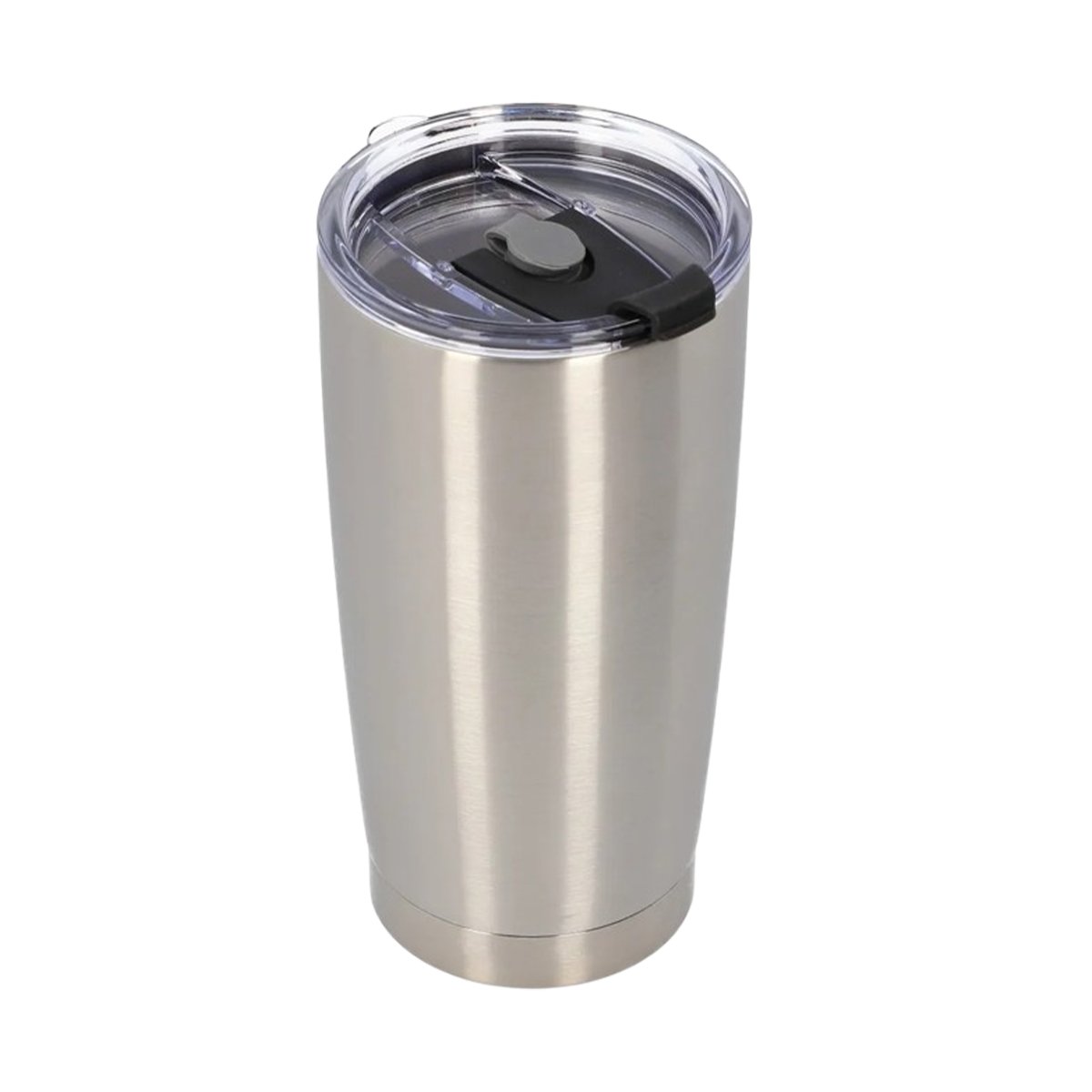 TERMO PLATEADO CON TAPA 600ML DE ACERO INOXIDABLE PARA LLEVAR BEBIDAS Y+PAPEL REGALO - 1