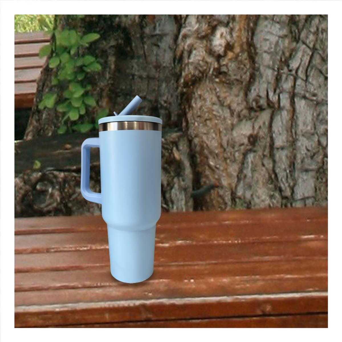 BOTELLA EN COLOR CELESTE CON PICO Y ASA ERGONOMICA 1200ML DE ABS Y ACERO Y+PAPEL REGALO - 3