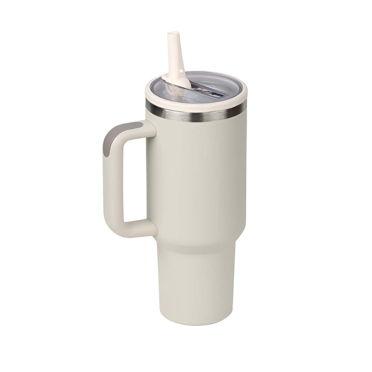 PACK6 TAZA EN COLOR CREMA CON ASA Y PICO 1200ML DE ABS Y ACERO Y+REGALO STICKER - 2
