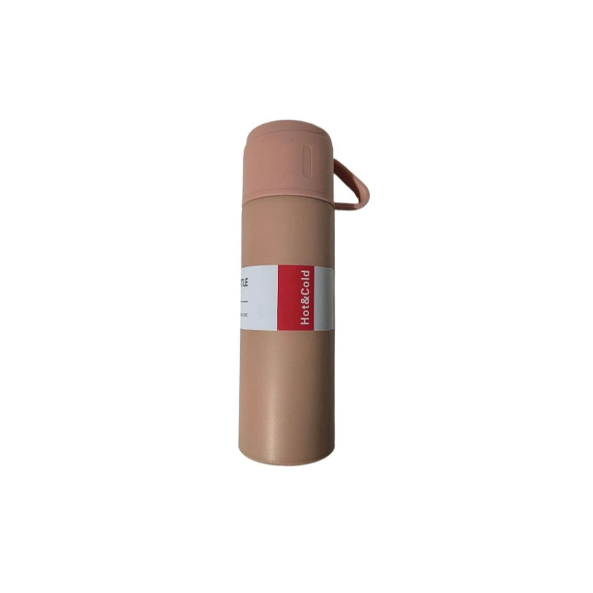 PACK2 CONTENEDOR TERMICO MODERNO CON 2 TASAS ROSADO PRACTICO PARA CASA Y+REGALO STICKER - 2