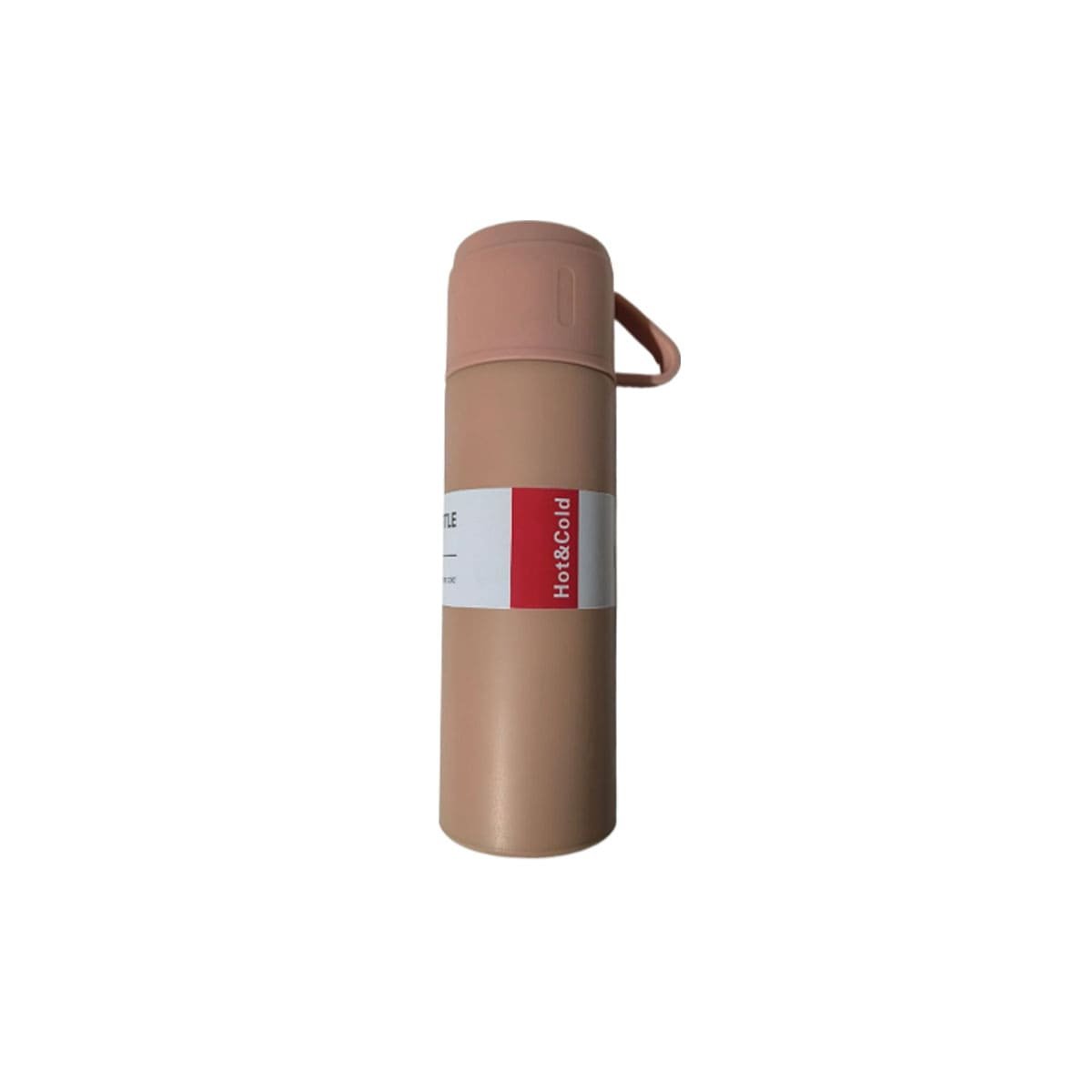 PACK12 RECIPIENTE TERMICO ELEGANTE CON 2 TASAS ROSADO MODERNO PARA CASA Y+REGALO STICKER - 2