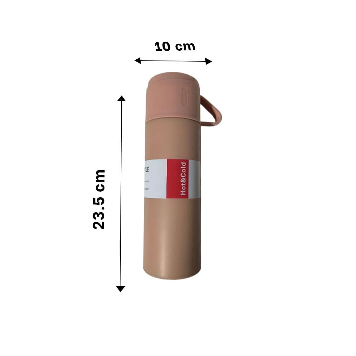 PACK2 RECIPIENTE TERMICO MODERNO CON 2 TASAS ROSADO COMODO PARA VIAJE Y+PAPEL REGALO - 4