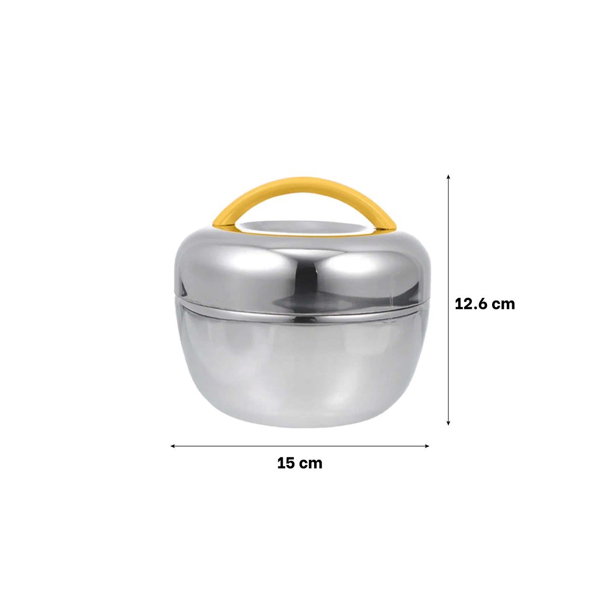 PACK4 ENVASE TERMO AMARILLO Y PLOMO 1L CIRCULAR SEGURO Y COMPACTO PARA VIAJES - 4