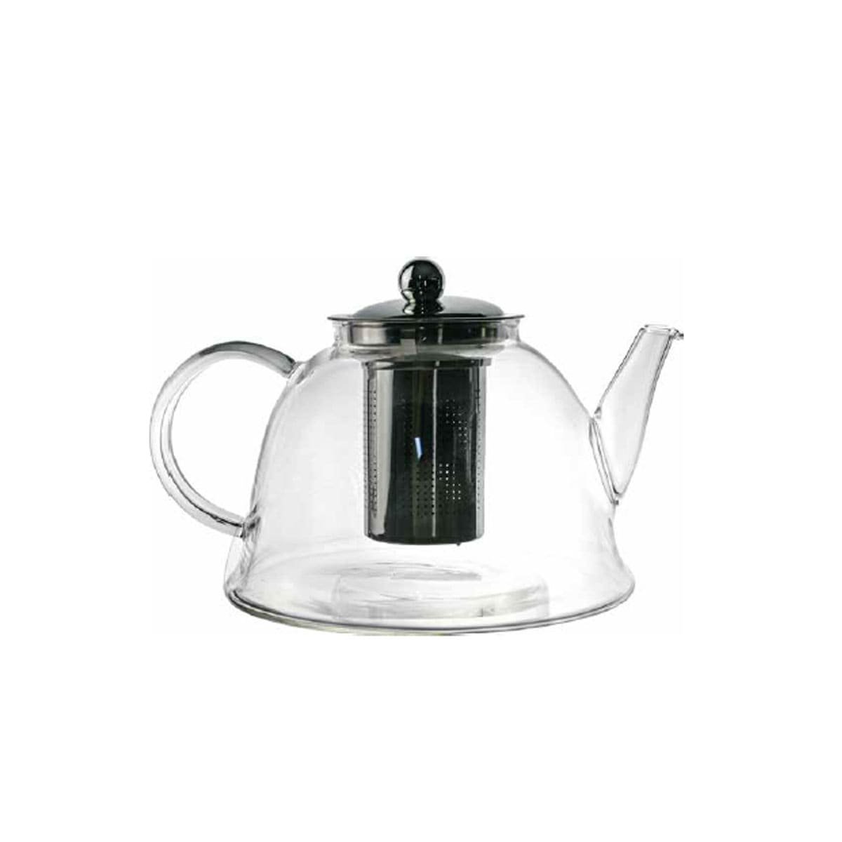 INFUSOR DE 1500ML EN BOROSILICATO Y ACERO CON CUERPO DE COLOR TRANSPARENTE Y+PAPEL REGALO - 1