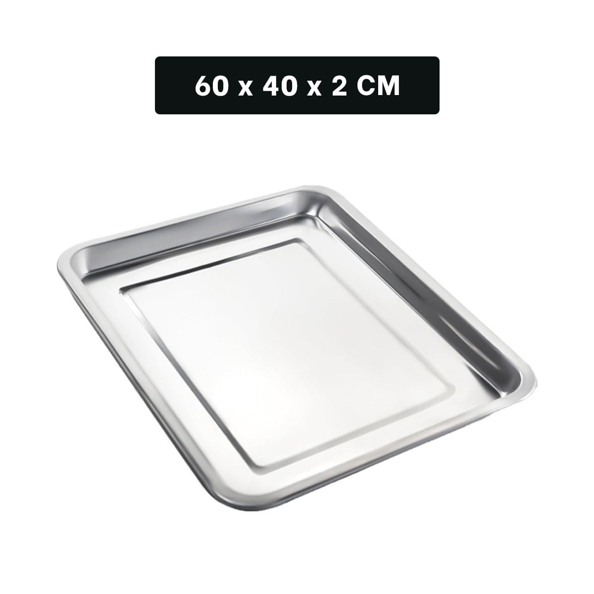 PACK6 SOPORTE DE ACERO PARA HOGAR COCINA Y RESTAURANTE PLATEADO 60X40X2CM - 4