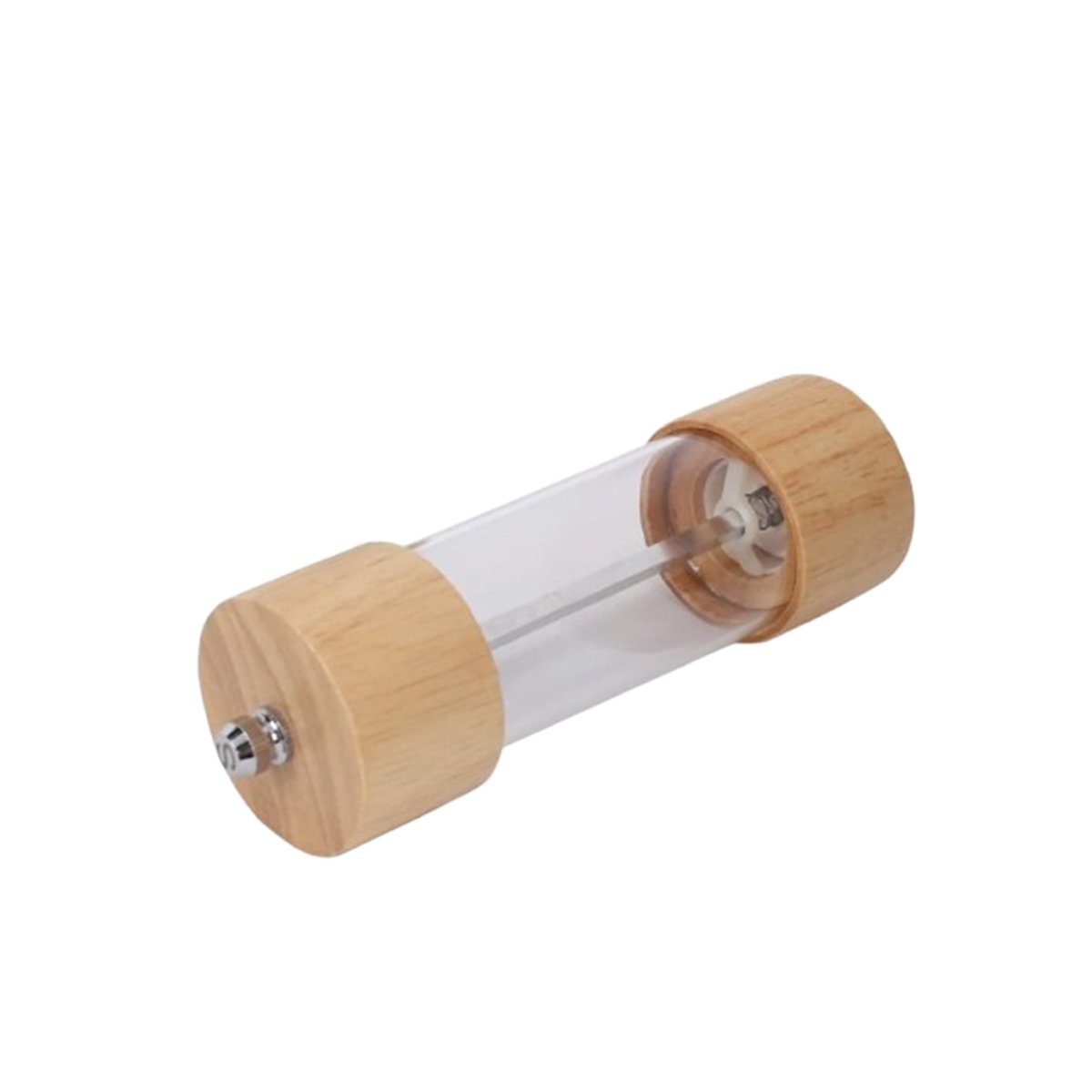 MOLINILLO MANUAL DE MADERA TRANSPARENTE PARA COCINA ELEGANTE Y+LIGAS REGALO - 3