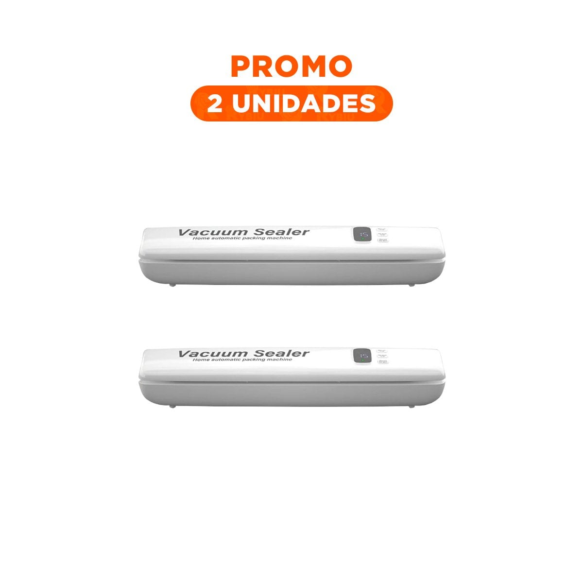 PACK2 SELLADOR AL VACÍO BLANCO DURADERO Y SEGURO PARA USO DIARIO - 1