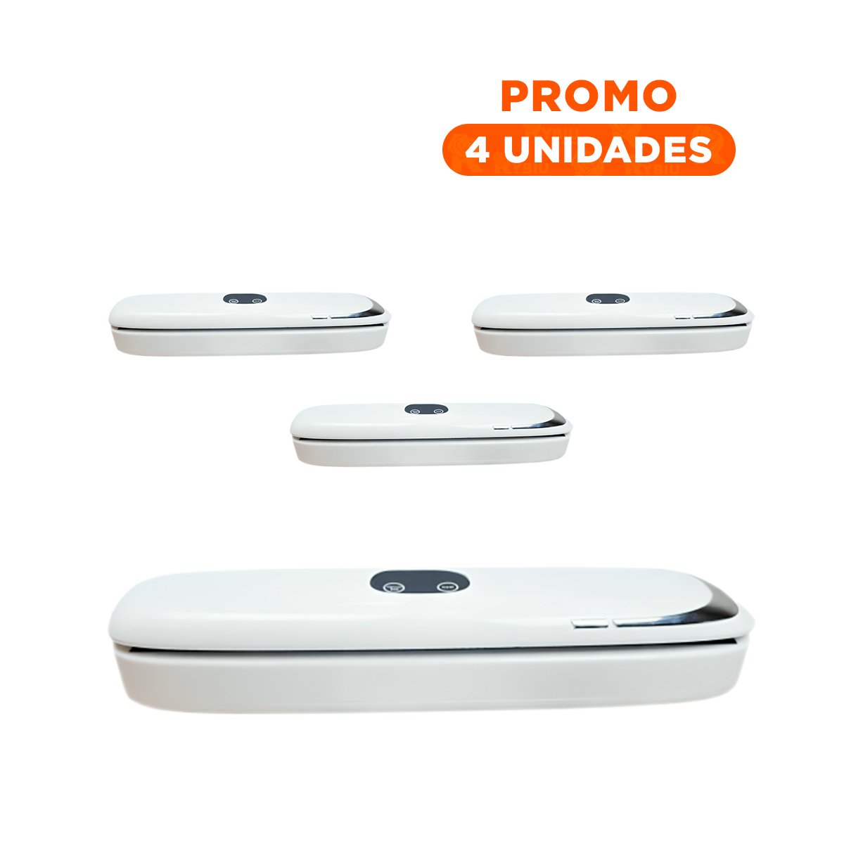 PACK4 SISTEMA ELECTRICO PARA SELLAR AL VACÍO BLANCO Y PLATEADO SEGURO Y+REGALO STICKER - 1