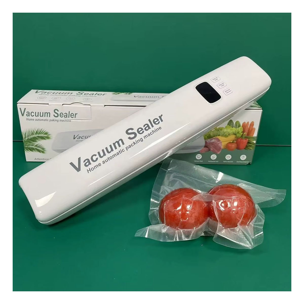 PACK6 SISTEMA ELECTRICO PARA SELLAR AL VACÍO BLANCO PRACTICO Y EFICIENTE Y+REGALO STICKER - 5