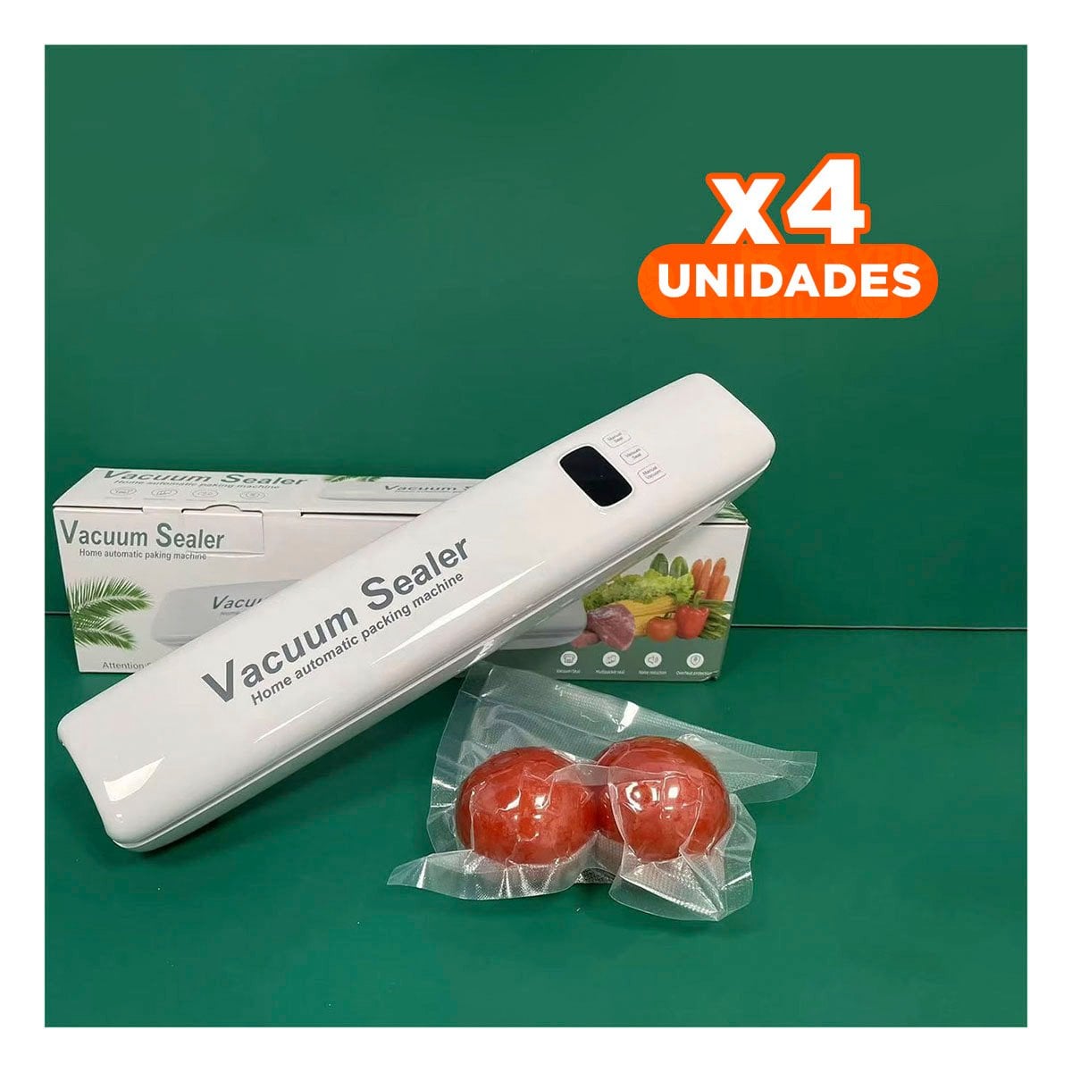 PACK4 UNIDAD ELECTRICA PARA SELLAR AL VACÍO BLANCO DURABLE Y EFICIENTE - 1