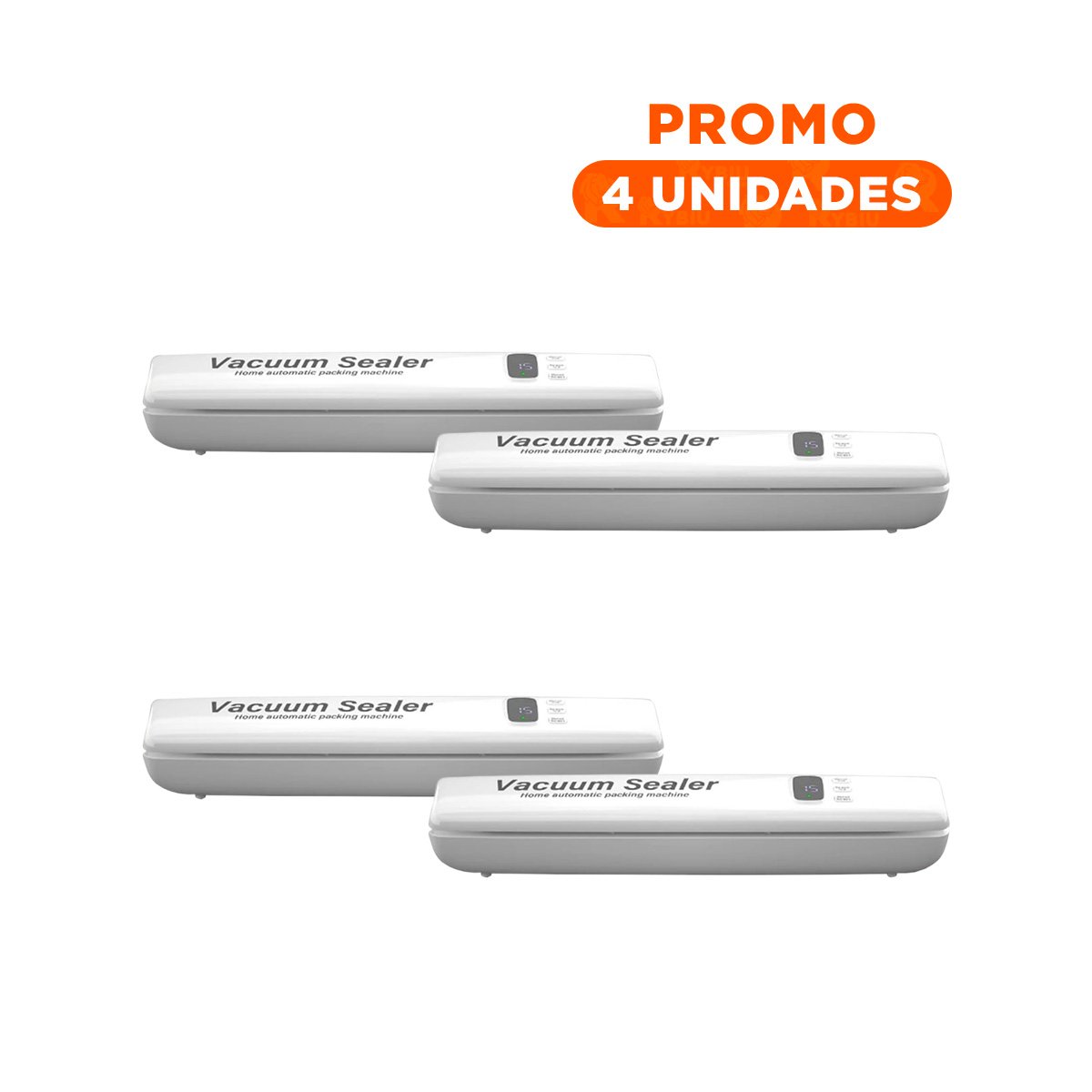 PACK4 UNIDAD ELECTRICA PARA SELLAR AL VACÍO BLANCO PORTATIL Y FACIL Y+REGALO STICKER - 1