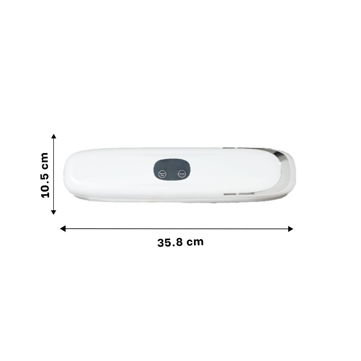 PACK6 APARATO ELECTRICO PARA SELLAR AL VACÍO BLANCO Y PLATEADO COMPACTO Y+PAPEL REGALO - 4