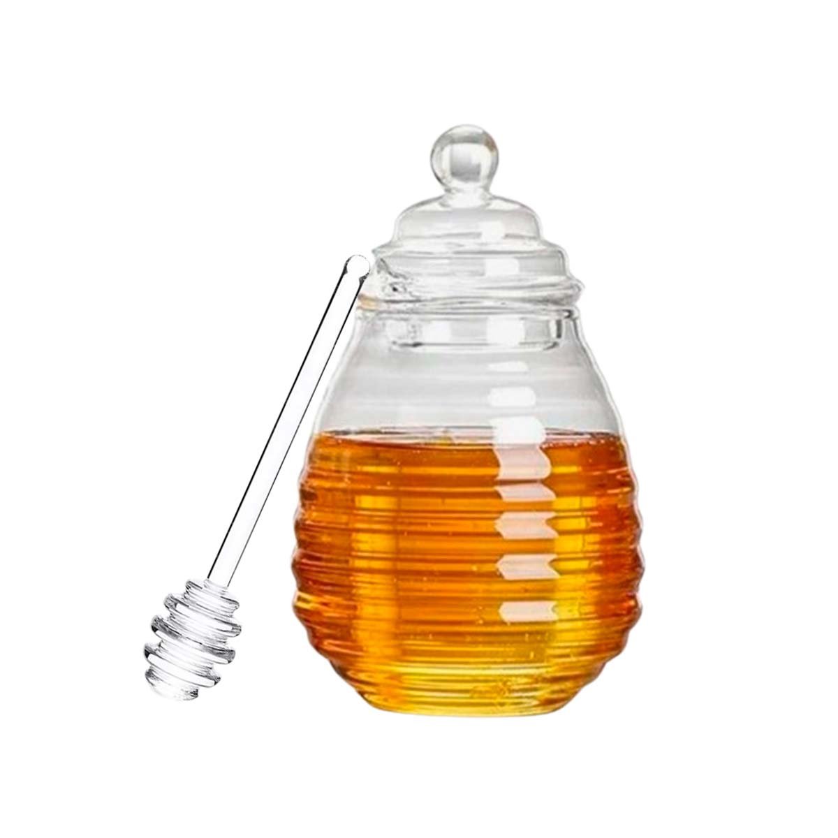 ENVASE 450ML PARA COCINA EN VIDRIO CON PALO DE MIEL Y+LIGAS REGALO - 3