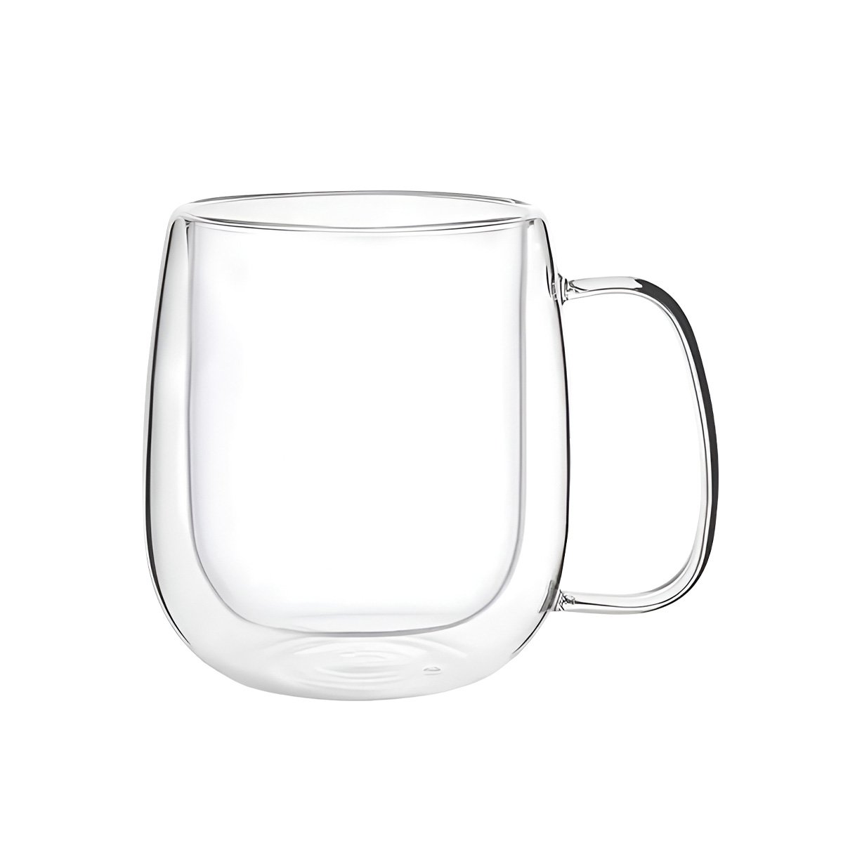 VASO DOBLE CAPA 443ML TRANSPARENTE PARA CAFE Y TE EN CASA Y+PAPEL REGALO - 1