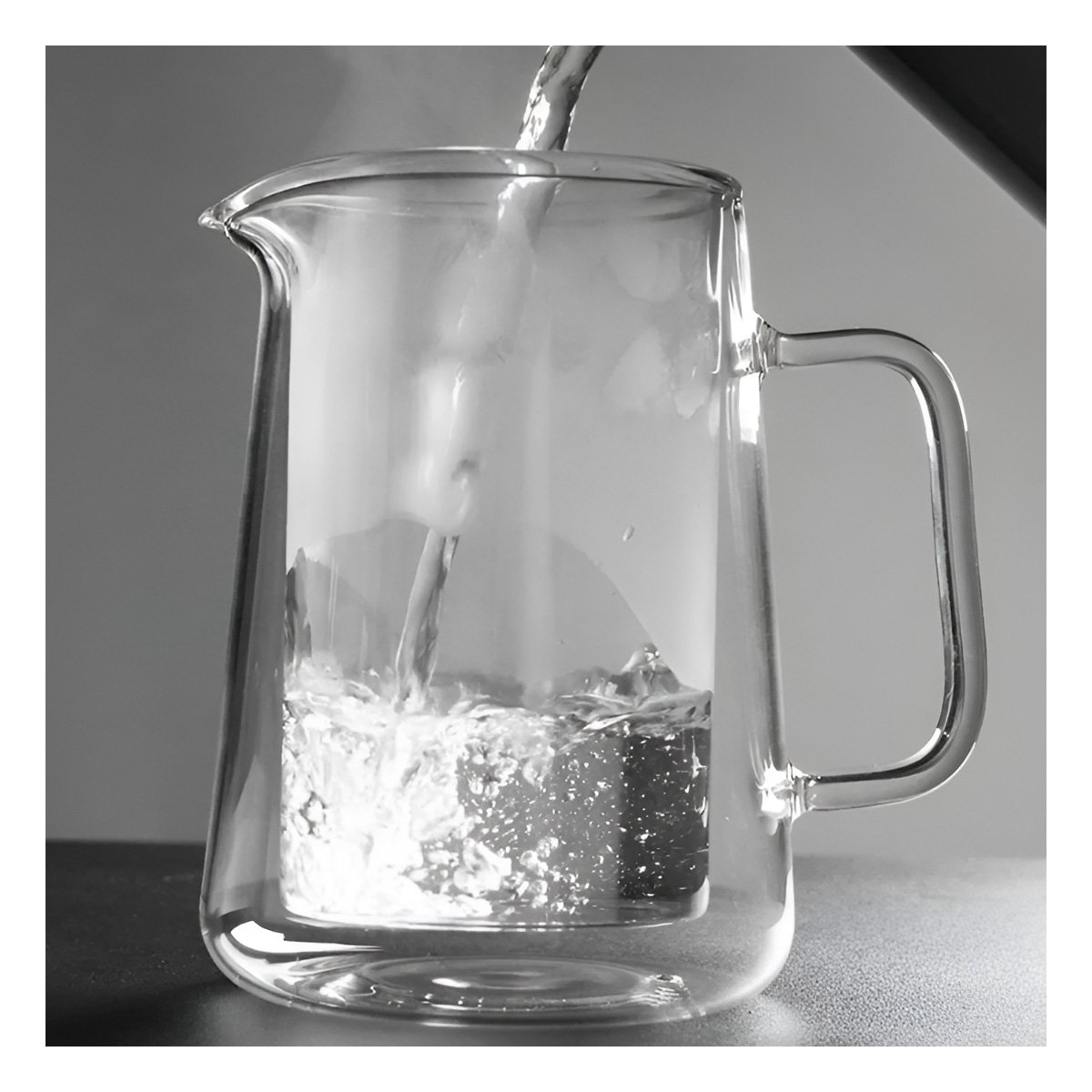 PACK6 INFUSOR 350ML DE COLOR TRANSPARENTE CON CUERPO EN BOROSILICATO Y ACERO Y+REGALO STICKER - 5