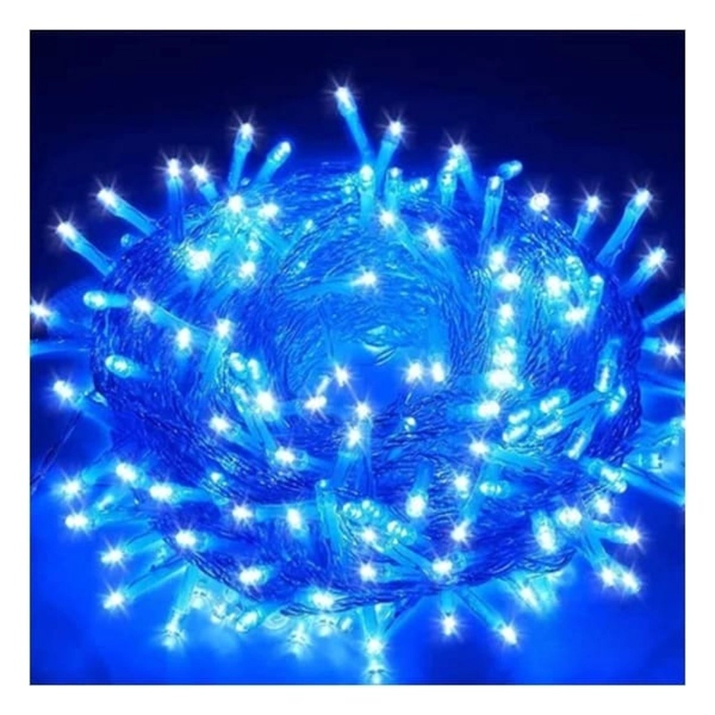 PACK6 LUCES CON 400 LED DE 23 METROS PARA DECORACIÓN HOGAREÑA EN AZUL Y ...