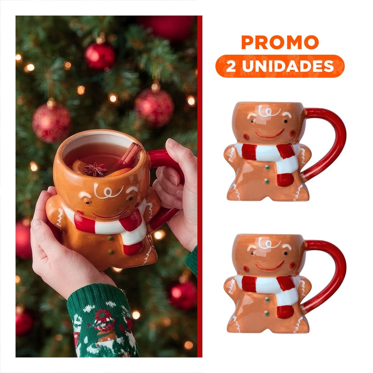 PACK2 SET NAVIDEÑO DE 3PCS MUÑECOS COLGANTES DE 29,5CM DECORACION INTERIOR YREGALO STICKER - 1