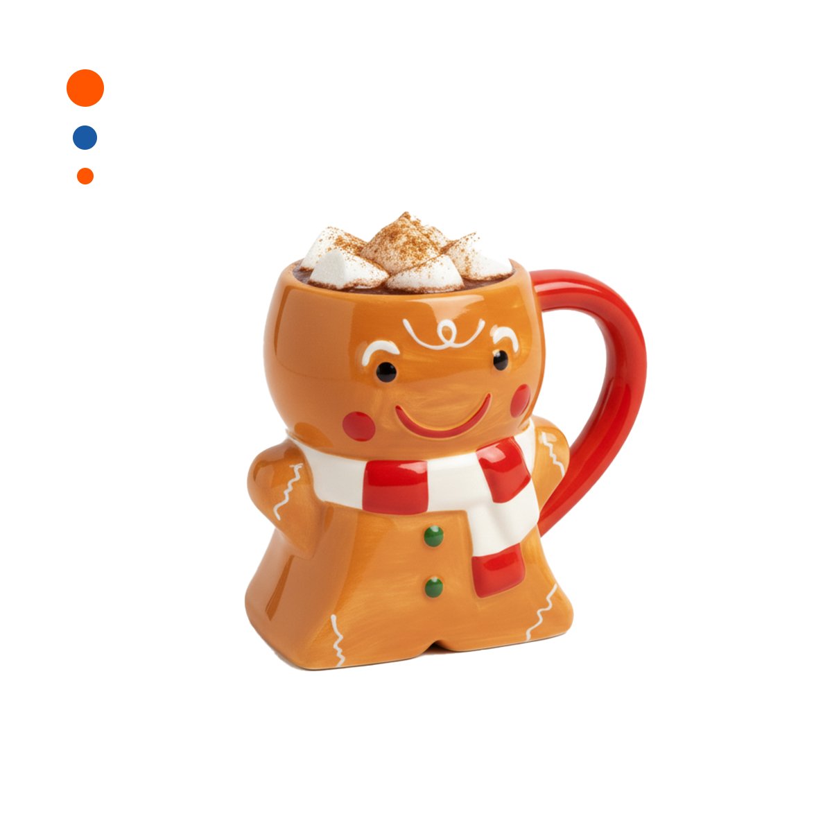 SET DECORATIVO DE 3PCS MUÑECOS COLGANTES NAVIDEÑOS DE 29,5CM PARA CASA YREGALO STICKER - 5