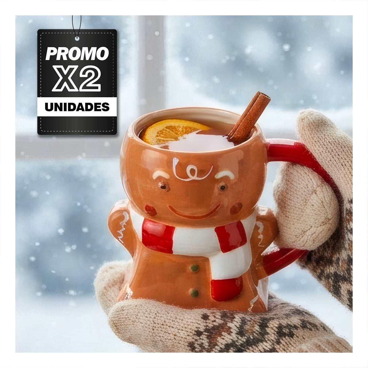 PACK2 PACK NAVIDEÑO DE 3PCS MUÑECOS COLGANTES DE 29,5CM DECORACION PARA CASA - 1