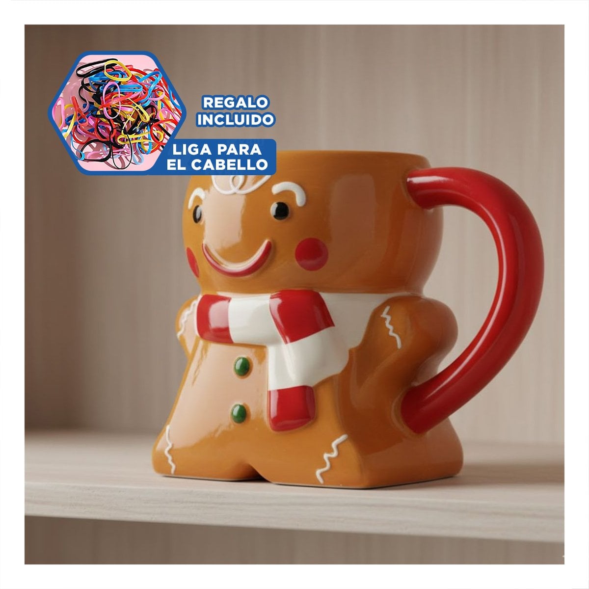 JUEGO NAVIDEÑO DE 3PCS MUÑECOS COLGANTES DE 29,5CM DECORACION DE HOGAR YLIGAS REGALO - 5