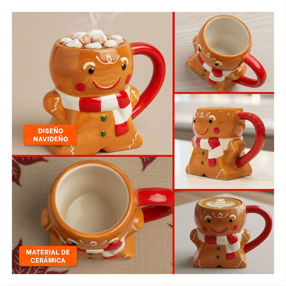 KIT DECORATIVO DE 3PCS MUÑECOS COLGANTES NAVIDEÑOS DE 29,5CM PARA HOGAR YPAPEL REGALO - 5