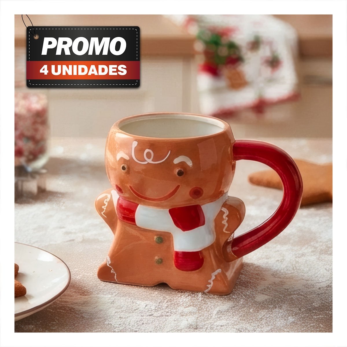 PACK4 JUEGO COLGANTE CON 3PCS MUÑECOS NAVIDEÑOS DE 29,5CM DECORACION HOGAR - 1