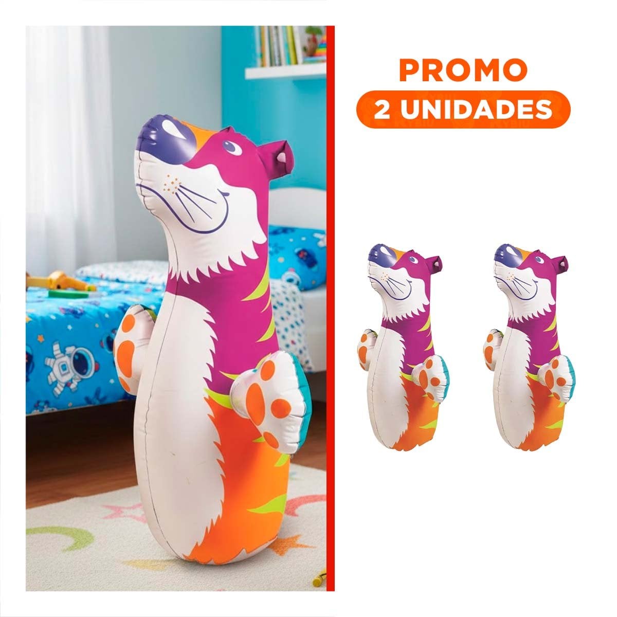 PACK2 INFLABLE DE ESTILO DEPORTIVO PARA EL GASTO DE ENERGIA DE LOS NIÑOS - 1