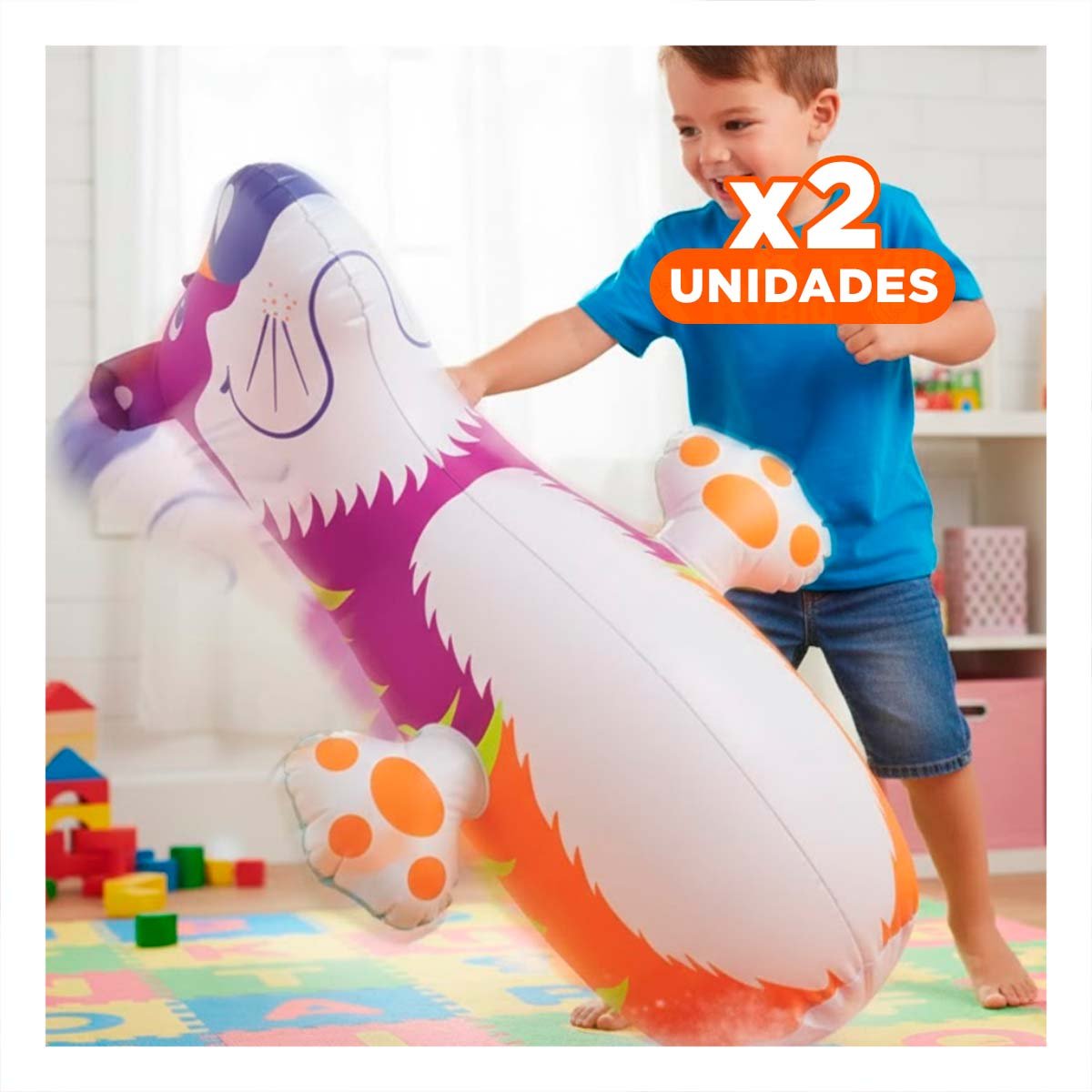 PACK2 INFLABLE DE MARCA RECONOCIDA PARA ASEGURAR LA CALIDAD DEL PRODUCTO Y+REGALO STICKER - 1