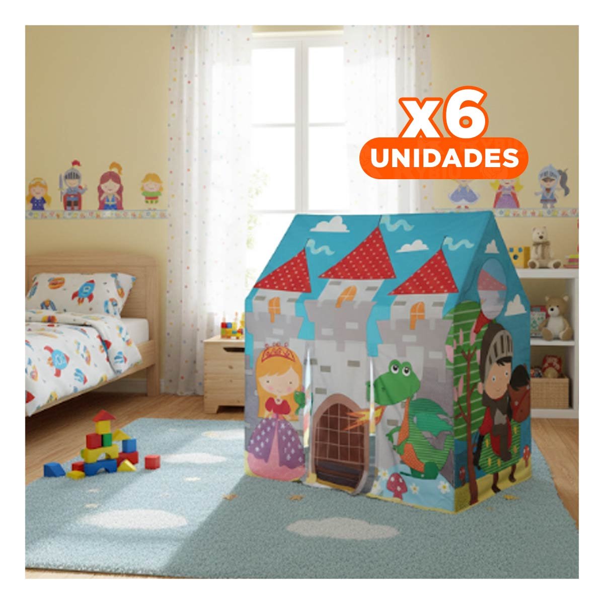 PACK6 MANSION DE TAMANO ADECUADO PARA UNA MEJOR UBICACION EN LA SALA Y+REGALO STICKER - 1
